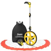 Distance Measuring Wheel with 100 Pack Marking Flags, Perfect Match Suit