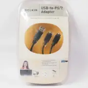 NEW BELKIN USB-to-PS/2 Adapter *SEALED!*