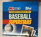 1990 Topps Kmart Baseball Superstars Case of 24 Complete 33 Sealed Card Sets