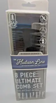 THE HUDSON LINE~8 Piece Barber Series Ultimate Comb Set