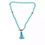 Heidi Daus Endless Possibilities Necklace Aqua Aurora Borealis