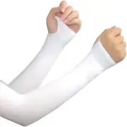 UV Protection Cooling Arm Sleeves for Men & Women - Stretchable, Breathable, Qui