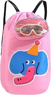 Drawstring Backpack for Kids | Swimming Drawstring Pool Bag | Dry Wet Separated Equipment Gymsack for Outdoor Hiking Yoga Dance Shopping Camping Travel