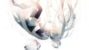 Anime hatsune miku vocaloid girls white background Playmat Game Mat Desk