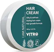 VITRO Naturals Hair Cream | Improves Hair Conditioning | 100ml (Pack of 1)