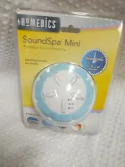 Homedics SOUNDSPA MINI Portable Sound Machine, Sleep Aid with Timer.