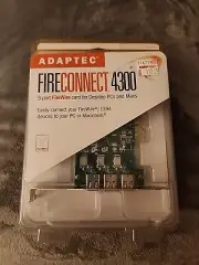 Adaptec AFW-4300C 3-Port FireWire IEEE 1394 Controller PCI Card DESKTOP PC NEW