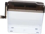 HOMSFOU Manual Paper Shredder for Home Office Mini Desk Shredding Machine Abs Material Secure Paper Shredding Shredders for Small Office