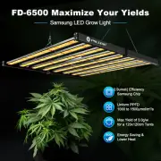 PHLIZON FD6500 Full Spectrum LED Grow Light Bar 640W Foldable Plant Grow Lamp