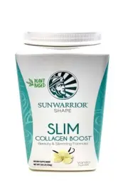 Sunwarrior Shape Slim Collagen Boost Weight Loss Support Vanilla 1.65lb