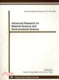 在飛比找三民網路書店優惠-Advanced Research on Material 