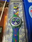Swatch UNlimited 50th Anniversary Chrono United Nations Vintage 1995 Boxed NOS