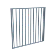 ProtectorAl 0800 - 1200 x 1200 mm Deep Ocean Aluminium Pool Gate Flat Top with Square Pickets