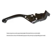 Vortex V3 2.0 Brake Lever Long Black For Ducati HYPERMOTARD 821 SP 2013-2015