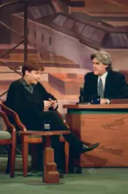 Actor Mike Myers during an interview with Host Jay Leno on May 16- Old TV Photo