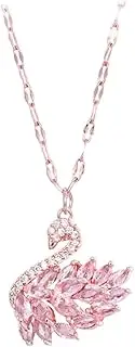 [DEARMAMY] Neck Jewelry Zircon Necklace Elegant Rose Gold Choker Fashion Necklace for Teen Girls
