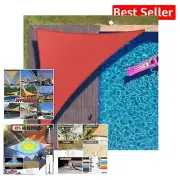 Commercial Grade 190 GSM Red Sun Shade Sail - UV Protection & Waterproof