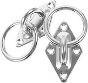 2pcs Trailer Pull Tab Anchors Heavy Duty Tie Down Mounting Plates for Trucks Trailers and Various Vehicles Versatile Attachment for