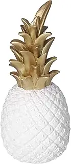 Resin Artificial Pineapple Decoration Household Decorative Nordic Home Desk Decor Ornaments Modern Desktop for Living Room Bedroom Decoration Pineapple Fashion (BS942-2 Platinmedium)
