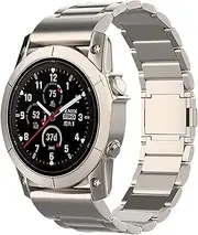 [EMAIGlPLO] Suitable Fit For Garmin Fenix 8 7X 7 6X Pro Watch Strap Flytime 3 Three Bead Pure Titanium Strap Watch Accessories