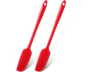 Handle Silicone Pitcher Spatula Non-Stick Rubber Scraper Heat Resistant Spatula Silicone Scraper For Glasses,Smoothies,Blenders Cooking Baking Stirring Mix