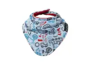 Mum 2 Mum: Fashion Bandana Wonder Bib - Boy Print/Red