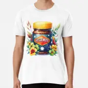 Watercolor Vegemite Jar - Aussie Delight T-Shirt Made in Australia