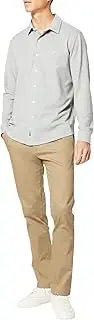 [Dockers] Men's Slim Tapered Signature 2.0 Khaki Pants-Creaseless, Navy, 38 30