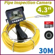 Handheld Industrial Sewer Inspection Pipe Camera 4.3" LCD color Monitor DVR 30M