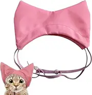 Cat Shower Cap,Adjustable Bathing Cap Dog Ear Cover - Head Wrap Oxford Cloth, Pet Supplies Waterproof Ear Protection, Grooming Bathing Supplies
