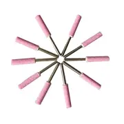 10Pcs 4.8mm Chainsaw Sharpener Burr Grinding Stone Sharpening/Polishing Tool