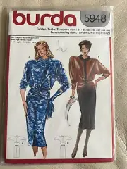 NEW* Burda #5948 Sewing Patterns/ Dress Size 8-20