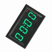 Car LED Electronic Digital Luminous Car Watch Clock Accessory Decoration (Green)