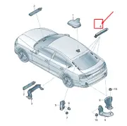 AUDI A5 F5 Left Upper Antenna Amplifier 8W8035225C NEW GENUINE