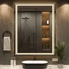 Antioxidant RGB LED Vanity Mirror Bathroom Mirrors Anti-fog Memory Sensor Touch