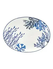 [Maxwell & Williams] Blue Coral Oval Platter 40x30cm Gift Boxed