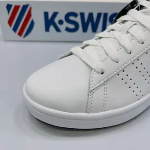 K-SWISS Court Casper III 男生 白色 皮革 舒適 運動 休閒鞋 08449178