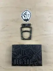 OEG EDC Keystone Lite Bottle Opener - Black w/ Multicam Green & Tan Cerakote Ti