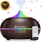 550ml Essential Oil Diffuser Ultrasonic Aroma Humidifier Remote LED Timer Home