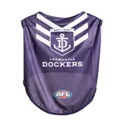 AFL Fremantle Dockers Pet Dog/Puppy Sports Breathable Jersey Clothing/Costume L