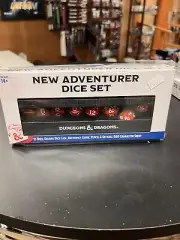 Sirius Dice: Dungeons & Dragons - New Adventure Dice Set Red