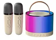 K52 Wireless Bluetooth Speaker Multifunction with 2 Microphone RGB Portable Musi