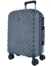 [PIERRE CARDIN] Belle Cabin Hard Shell Suitcase in Teal
