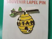 Utah Beehive Shaped Pin Smith-Southwestern Honey Bee Hive Tree Branch Souvenir