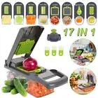 17-In-1 Vegetable Fruit Chopper Cutter Food Onion Veggie Dicer Slicer Kitchen