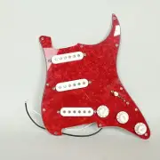Unbranded Red Prewired Pickguard *NEW*