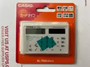 Vintage CASIO Solar Calculator SL-760LU PE-N NEW Japan RARE
