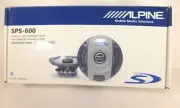 Alpine SPS-600 2-Way 6.5 Inch Car Audio Auto Speakers System 80 Watt NOS 1 Pair
