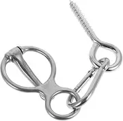 Abaodam 1set Stainless Tie with Quick Release Buckle Safe and Humane Horse Accessories and Trailer Use Stability and Easy Install Silver Equipment