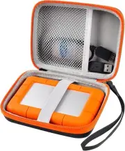 Case Compatible with LaCie Rugged Mini 1TB/ 2TB/ 4TB/ 5TB External Orange